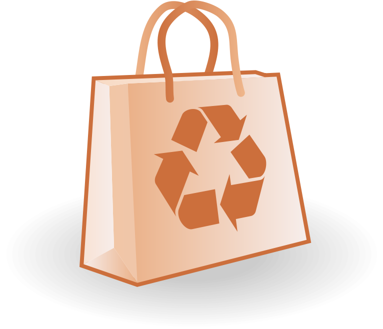 Recyclable Shopping Bag Illustration PNG Image