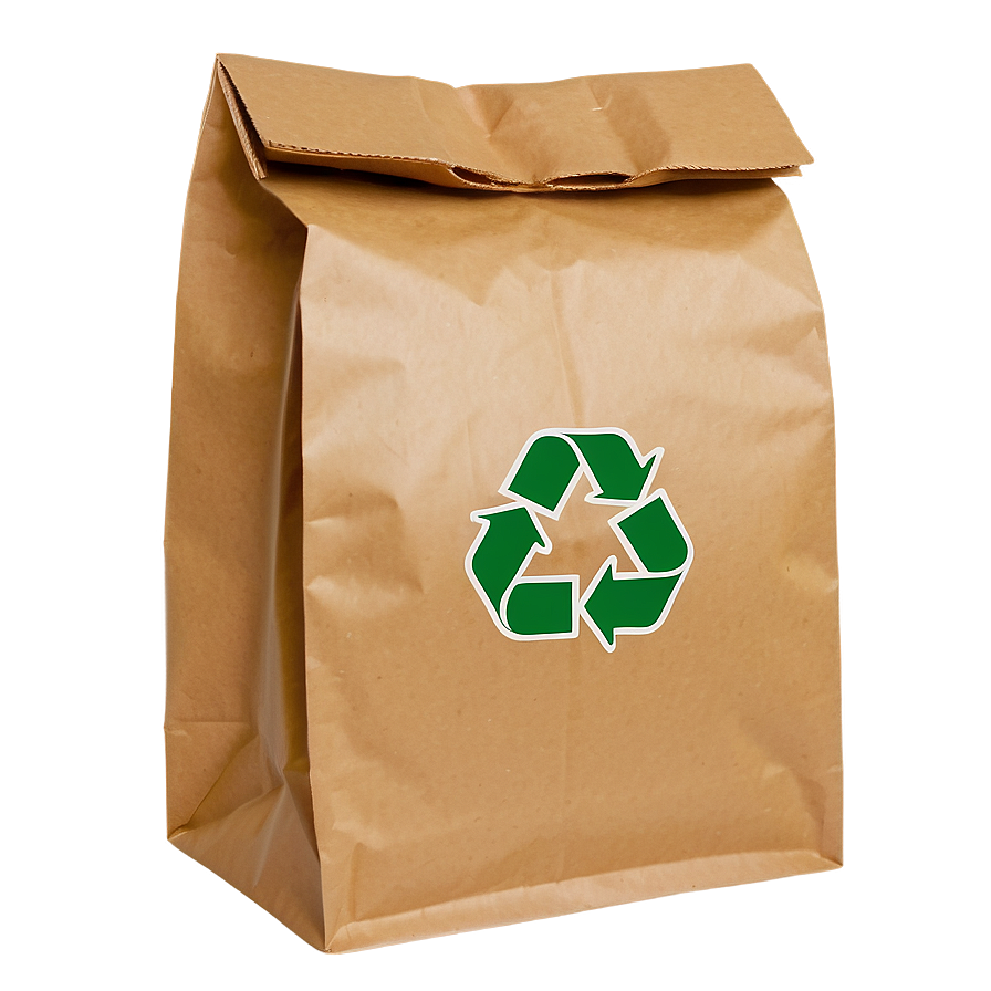 Recycled Brown Bag Png Wfh PNG Image