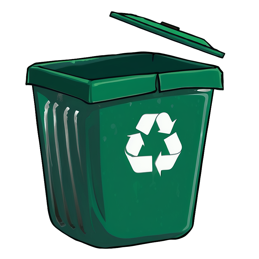 Recycling Bin Clipart Png 06212024 PNG Image