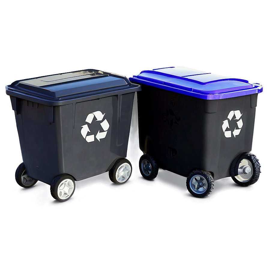 Recycling Bin With Wheels Png Sun73 PNG Image