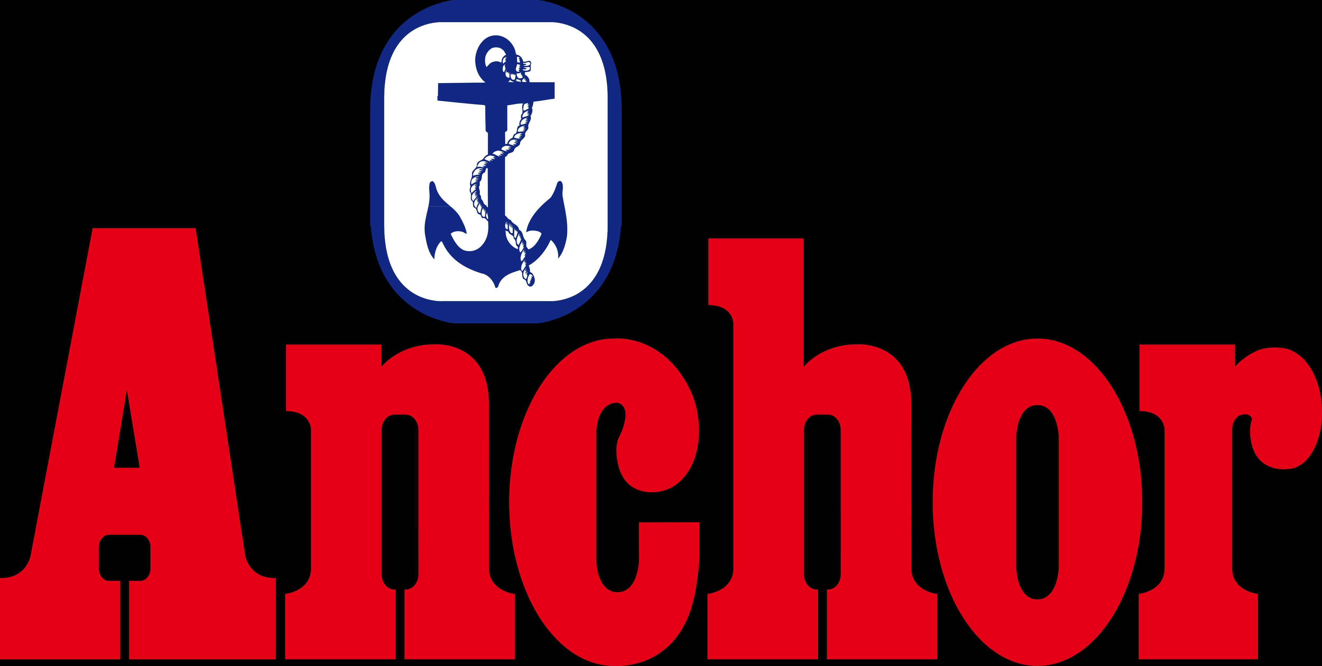 Red Anchor Logo PNG Image