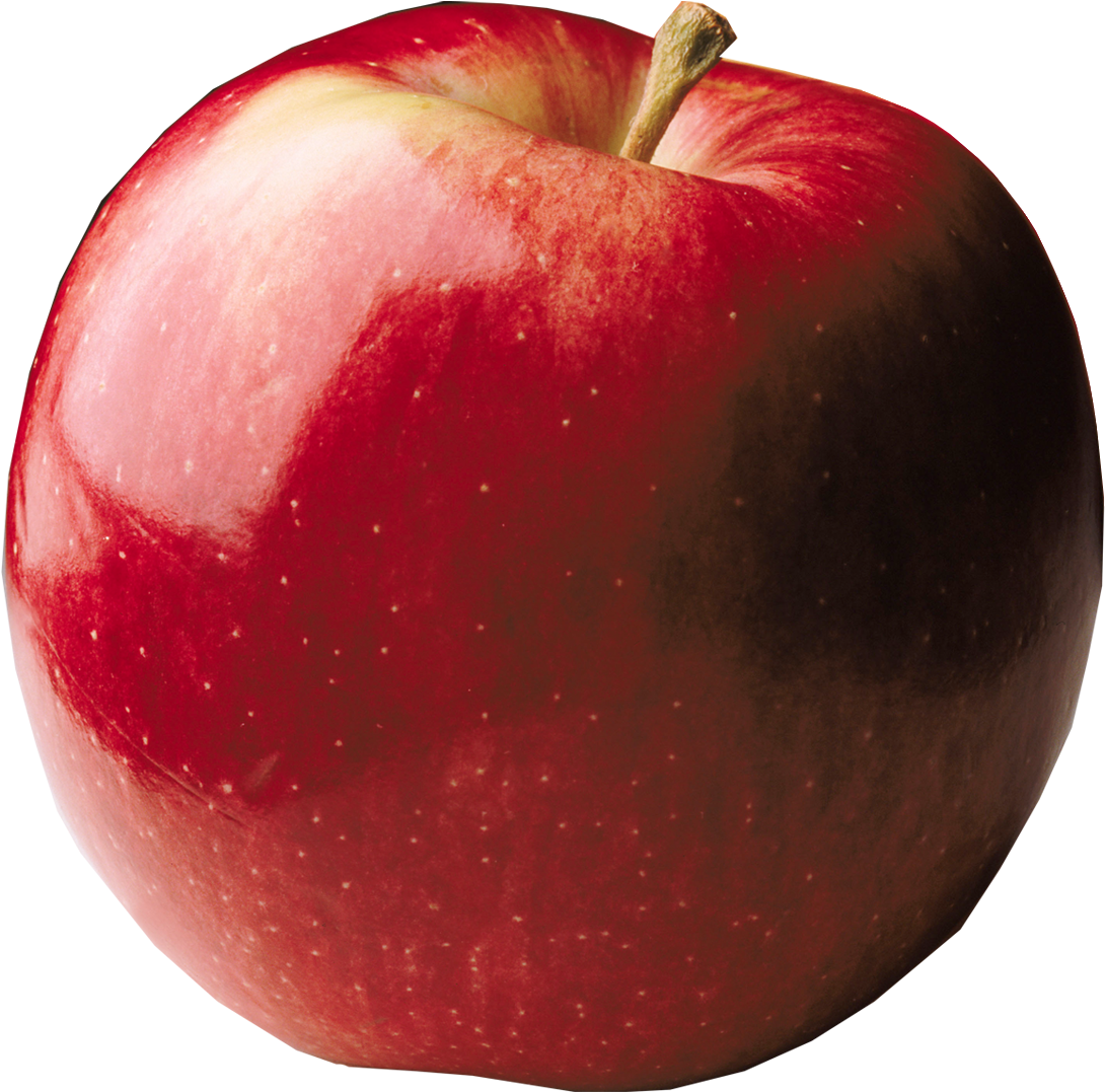 Red Apple Closeup Image PNG Image