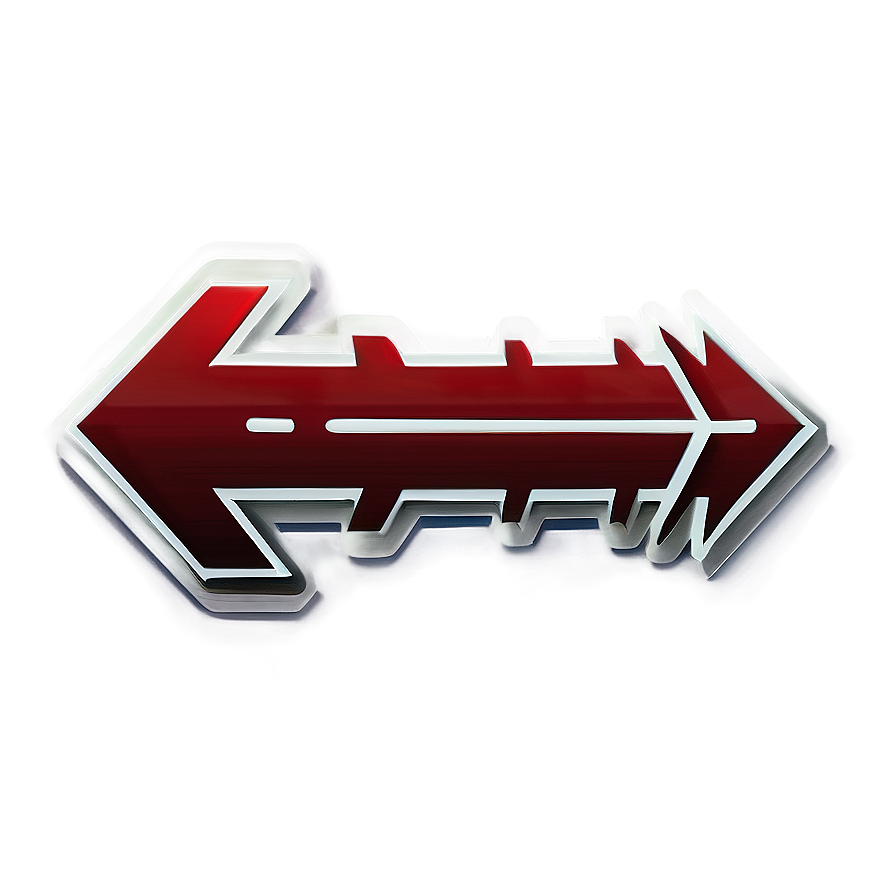 Red Arrow Badge Png Pnm PNG Image