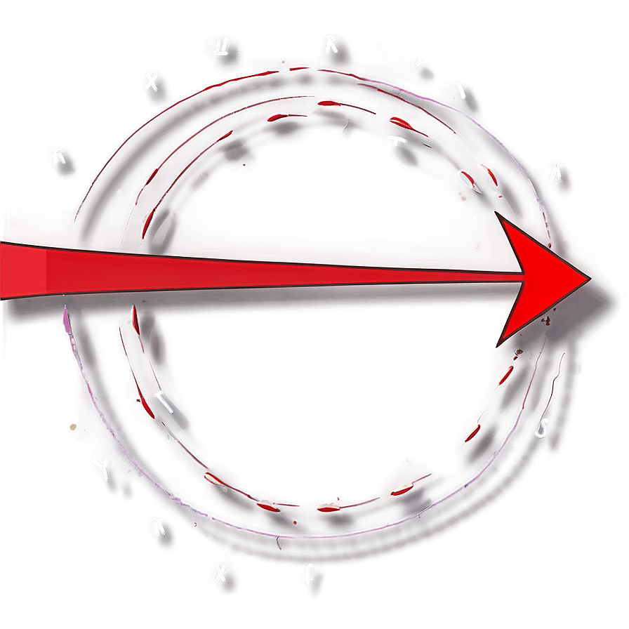 Red Arrow Circular Motion Png 06132024 PNG Image