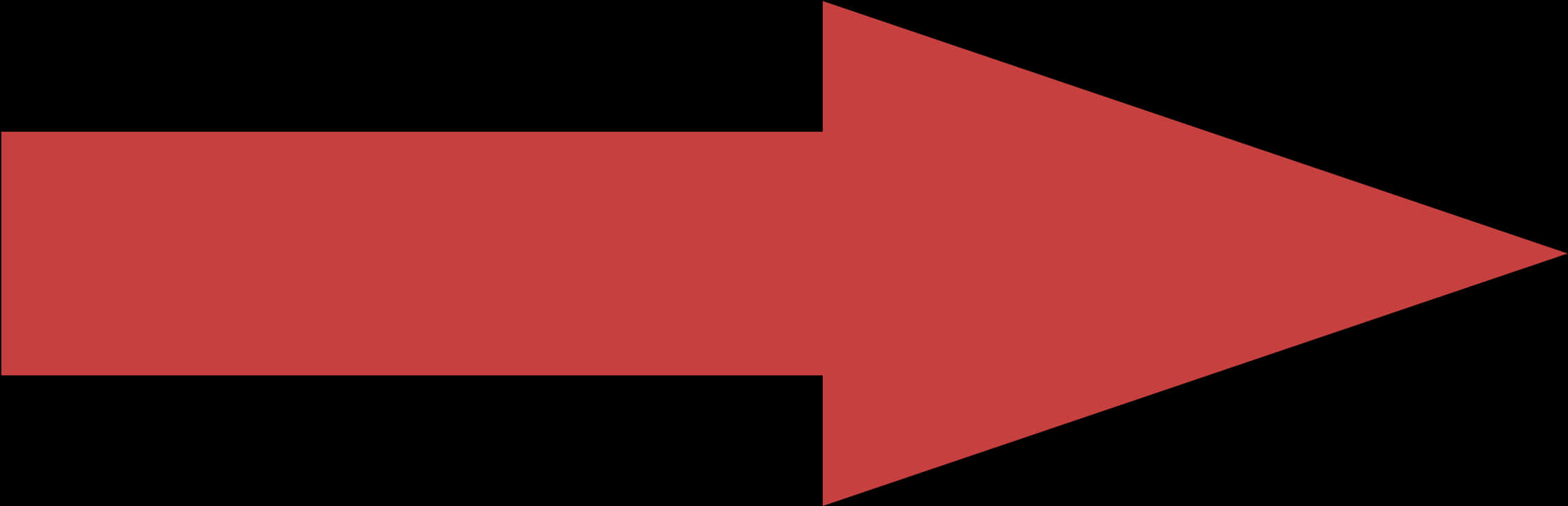 Red Arrow Graphic Directional Symbol PNG Image