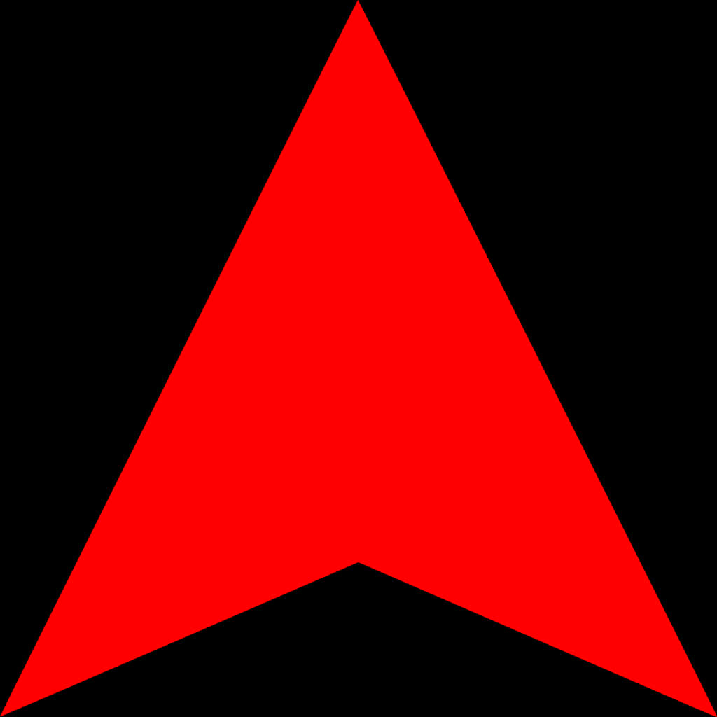 Red Arrow Graphicon Black Background PNG Image