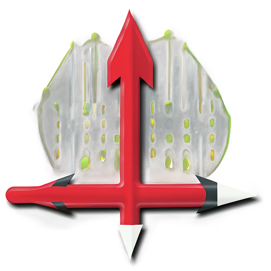 Red Arrow Sticker Png Avc52 PNG Image