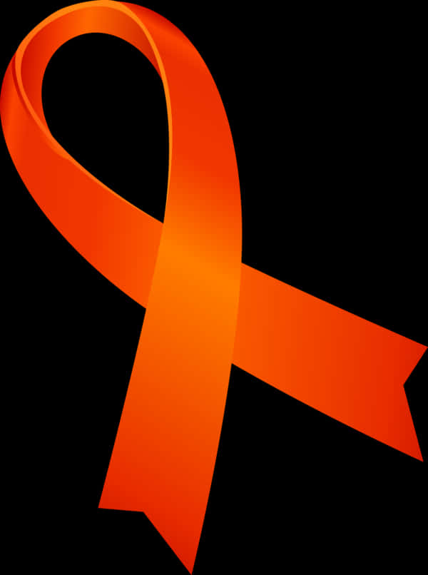 Red Awareness Ribbon PNG Image