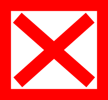 Red Background Black Cross PNG Image