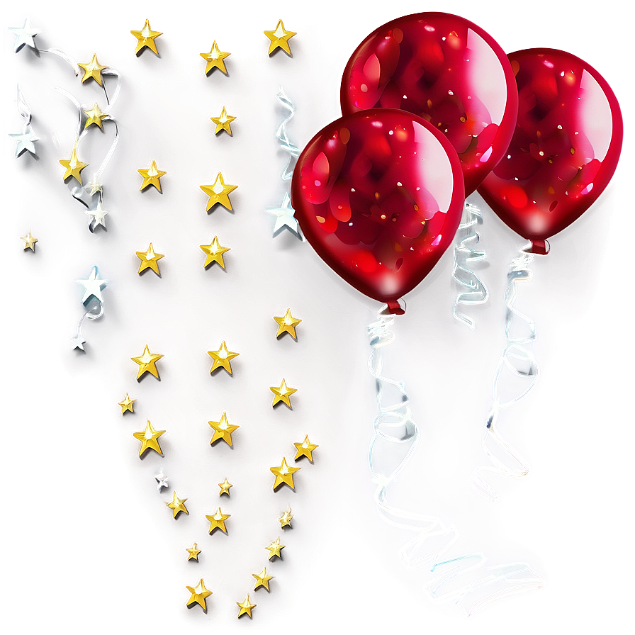 Red Balloons For Celebration Png Prg69 PNG Image