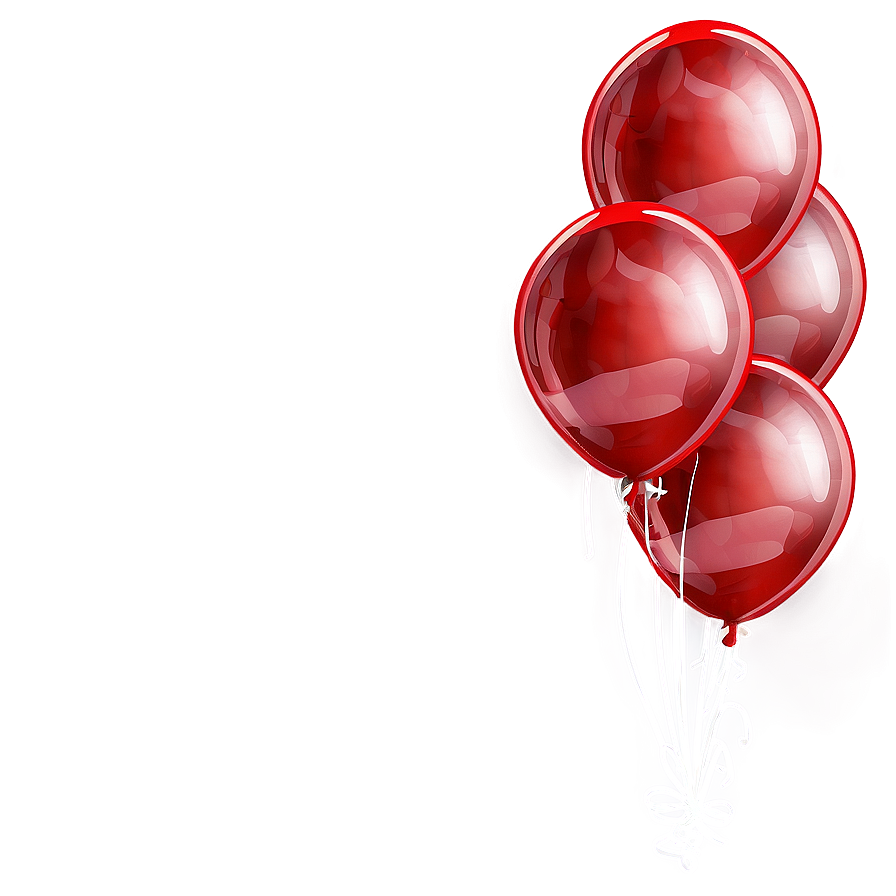 Red Balloons Png Rtr59 PNG Image