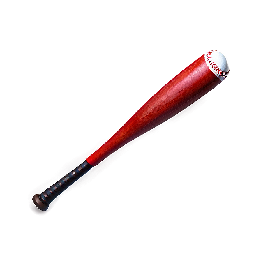 Red Baseball Bat Png Snm PNG Image