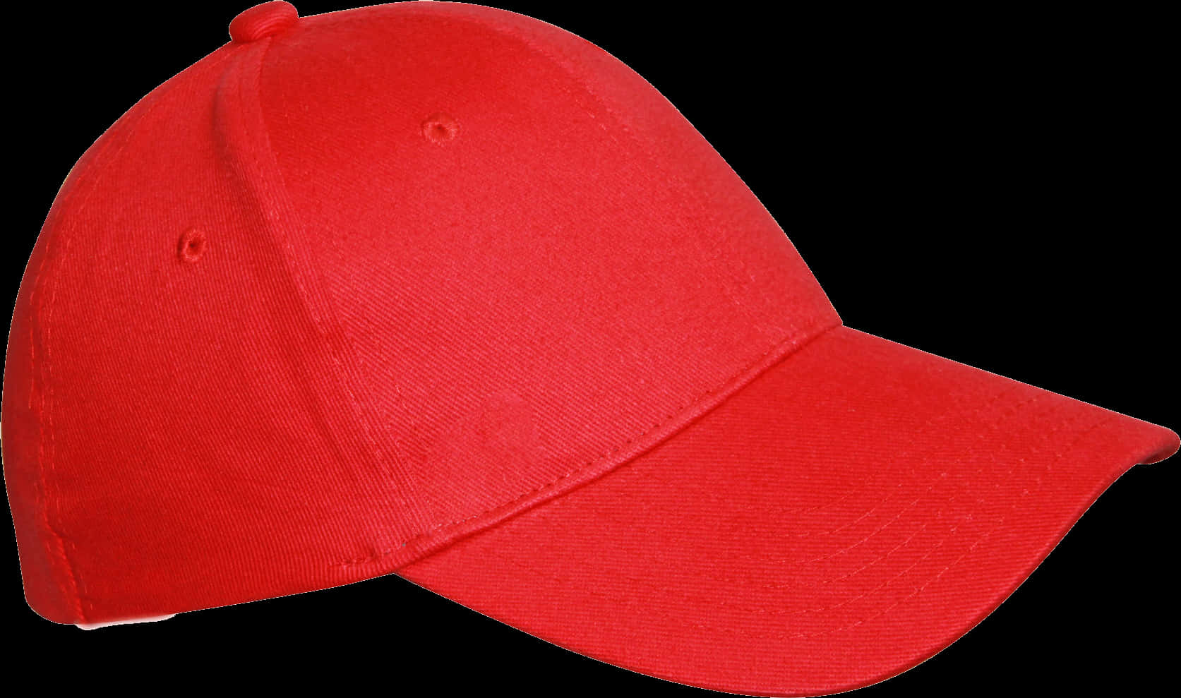 Red Baseball Cap Isolated PNG Image