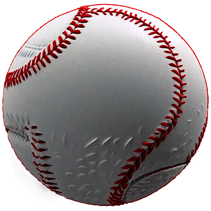 Red Baseball Seam Illustration Png Pcc50 PNG Image