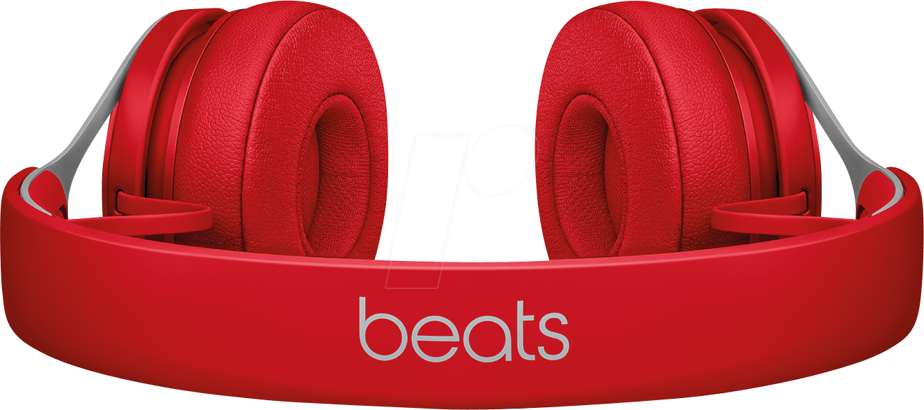 Red Beats Headphones PNG Image