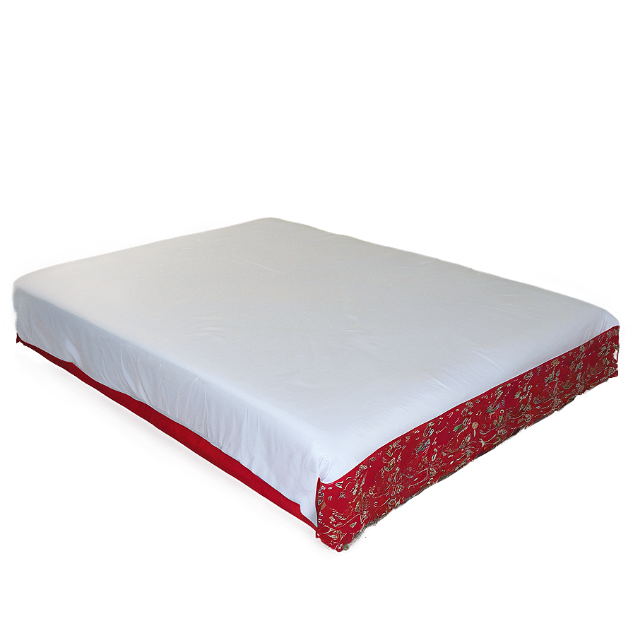 Red Bed Sheet Png 06272024 PNG Image