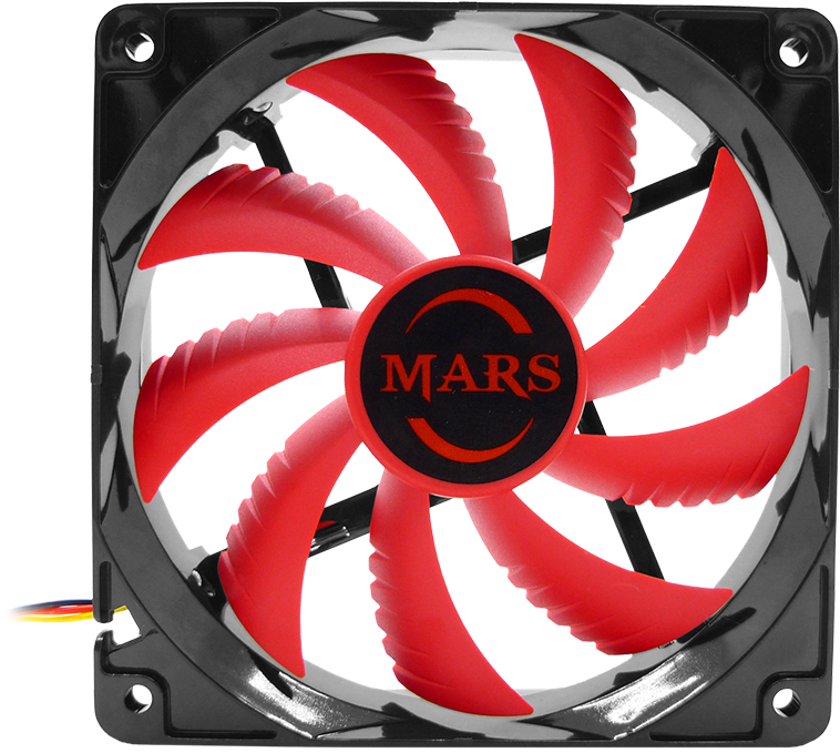 Red Black P C Case Fan M A R S PNG Image