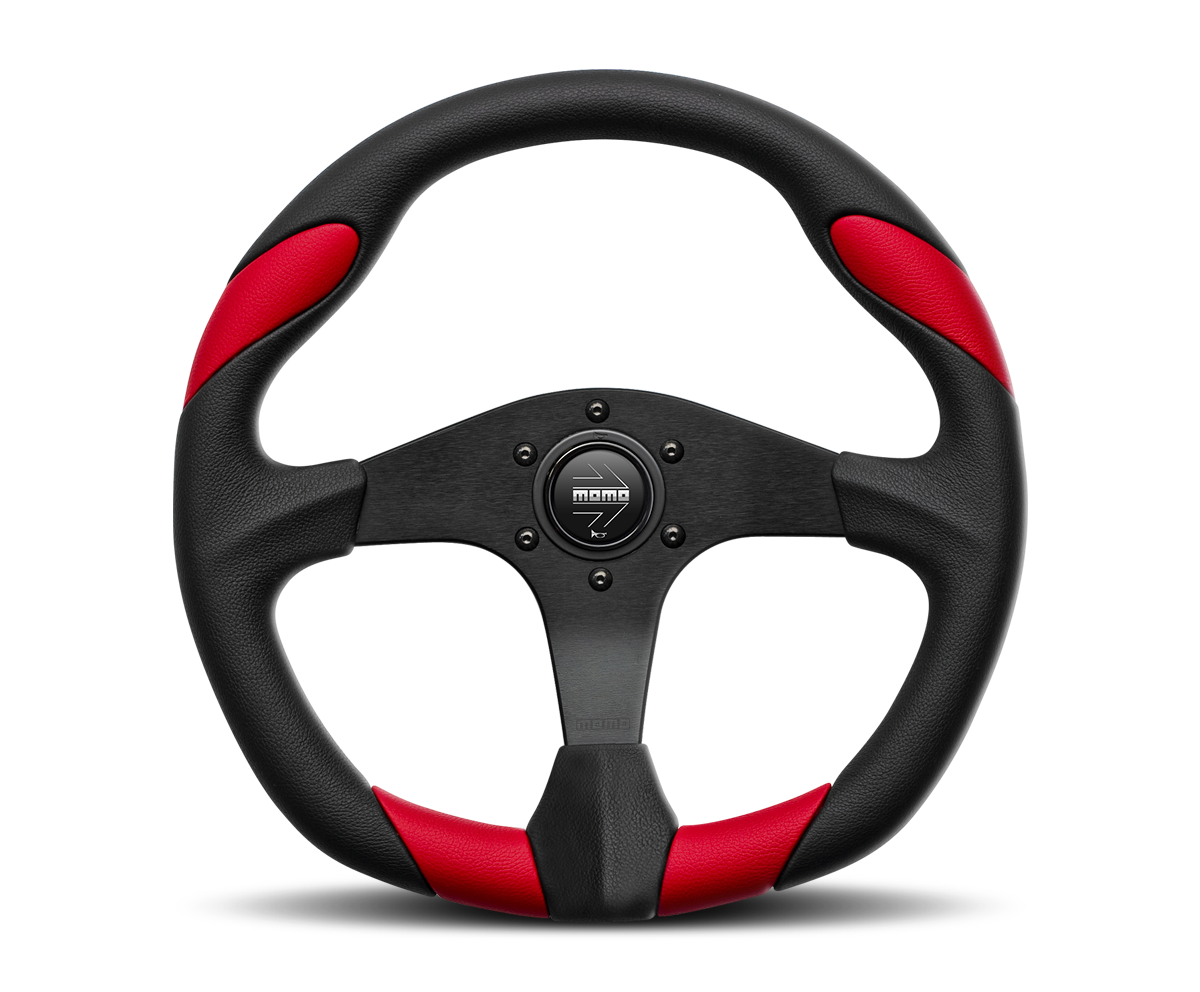 Red Black Racing Steering Wheel.jpg PNG Image