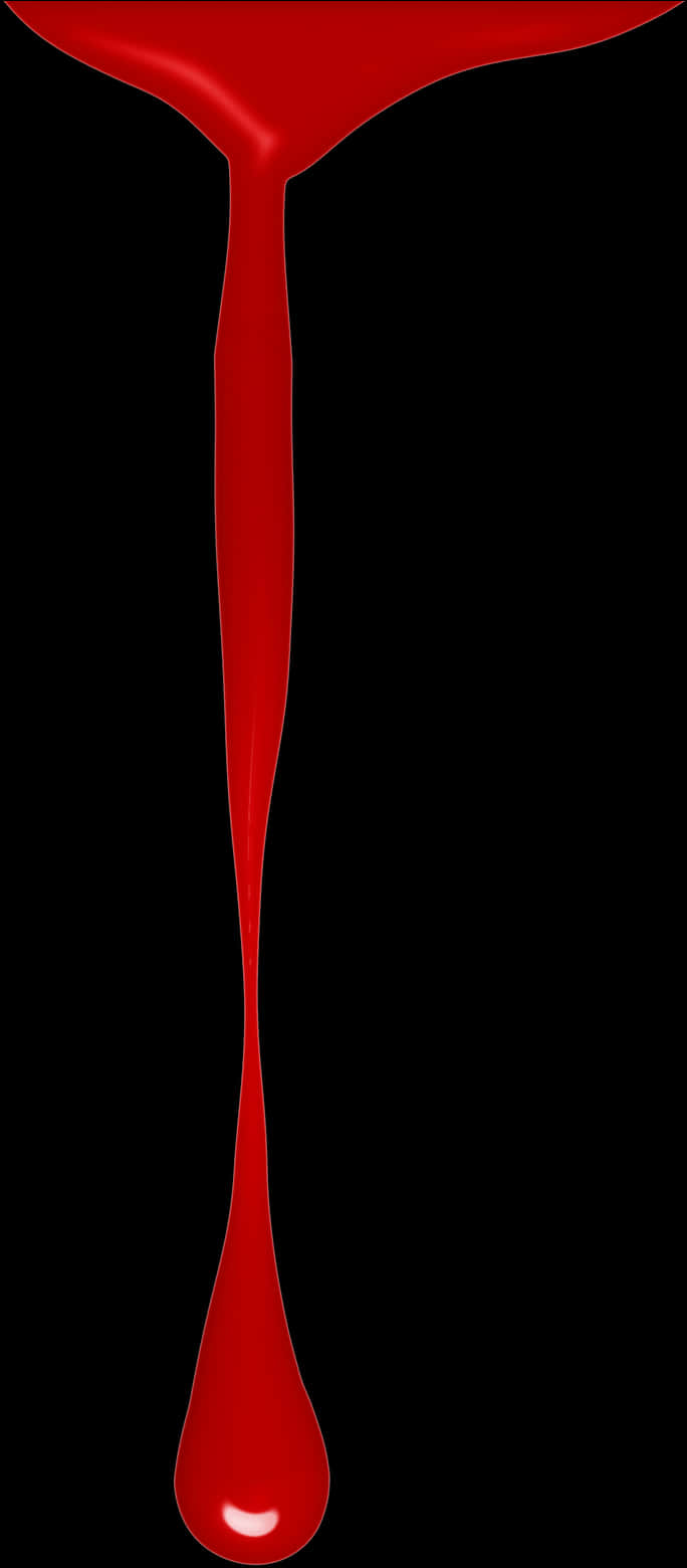 Red Blood Dripon Black Background.jpg PNG Image