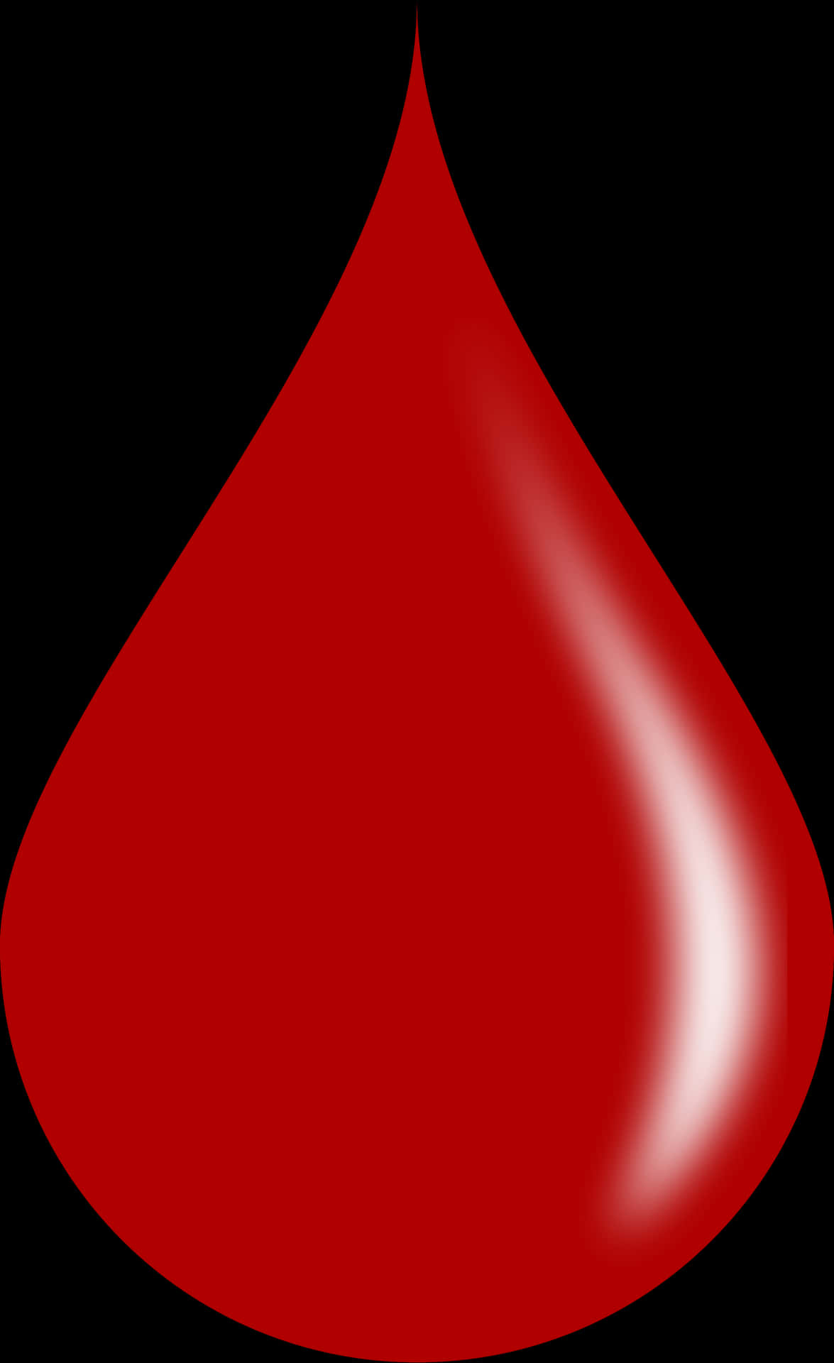 Red Blood Drop Graphic PNG Image