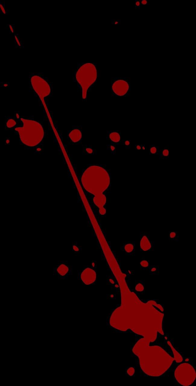 Red_ Blood_ Splatter_on_ Black_ Background PNG Image