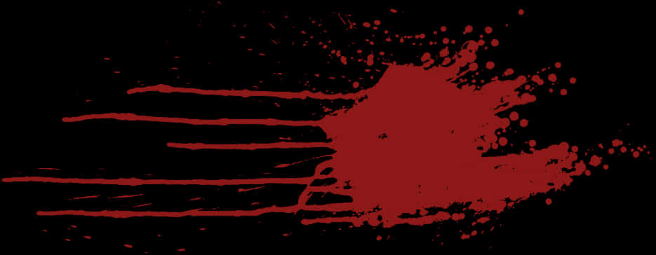 Red Blood Splatter Texture PNG Image