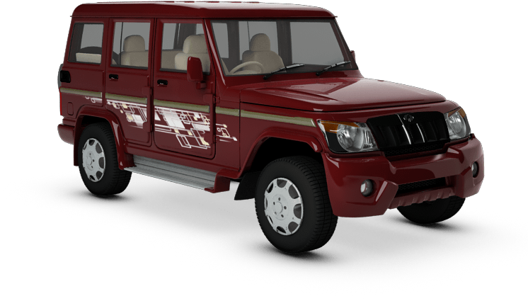 Red Bolero S U V Side View PNG Image