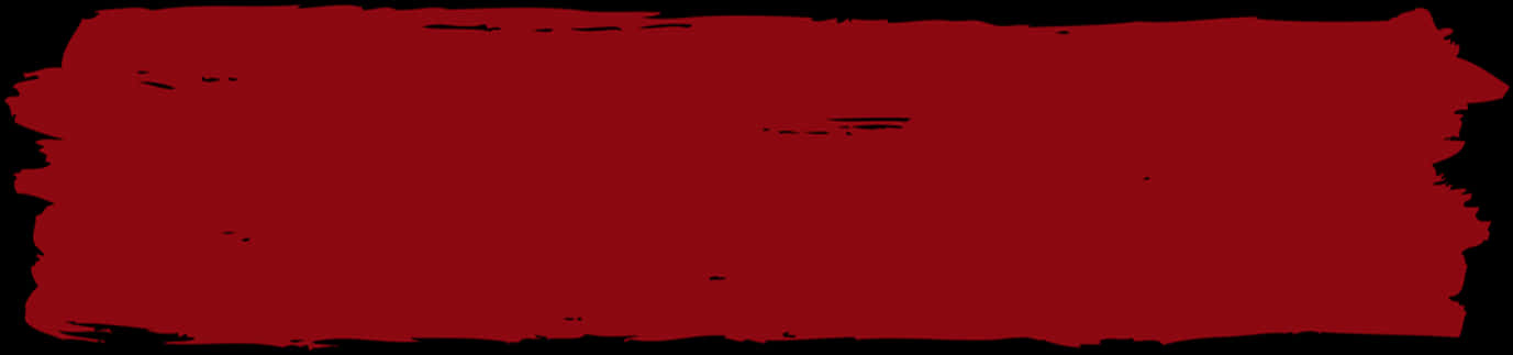 Red Brush Stroke Banner PNG Image