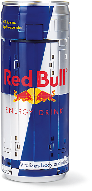 Red Bull Energy Drink Can PNG Image