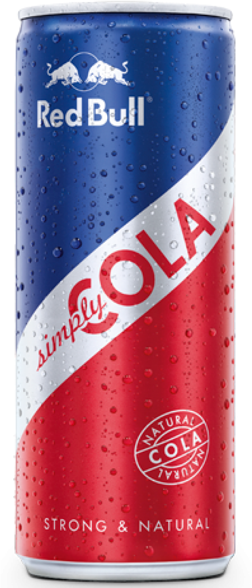 Red Bull Simply Cola Can PNG Image