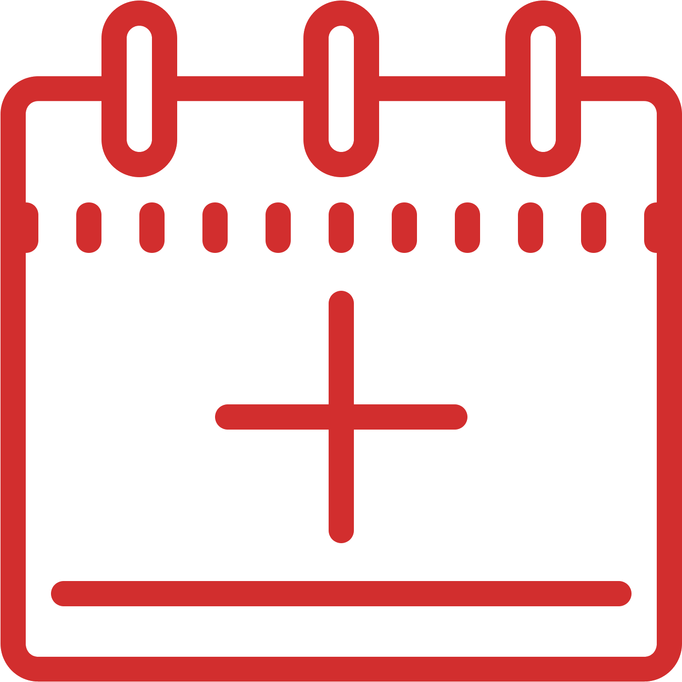 Red Calendar Icon PNG Image