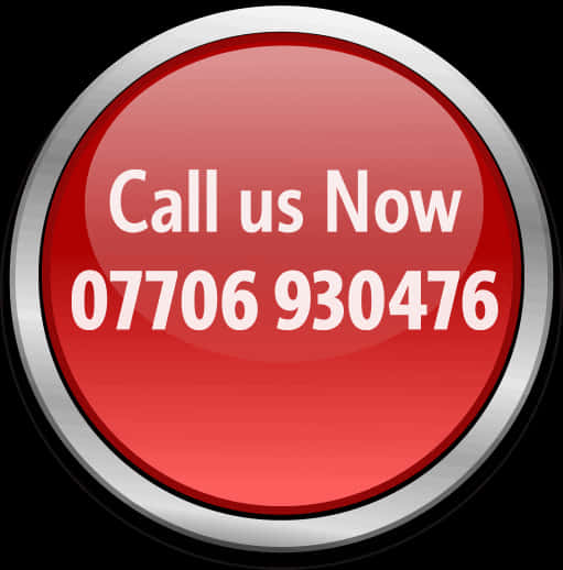 Red Call Button Contact Number PNG Image