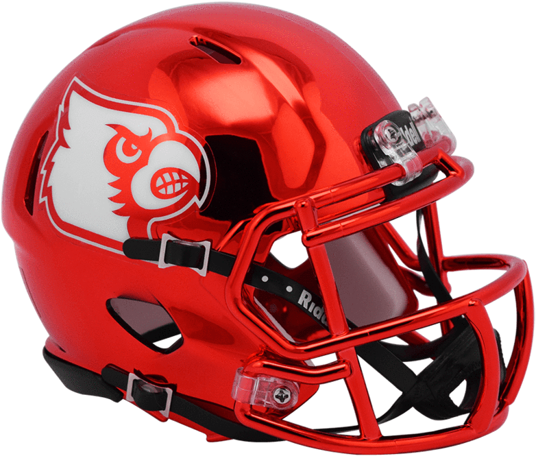 Red Cardinal Football Helmet PNG Image