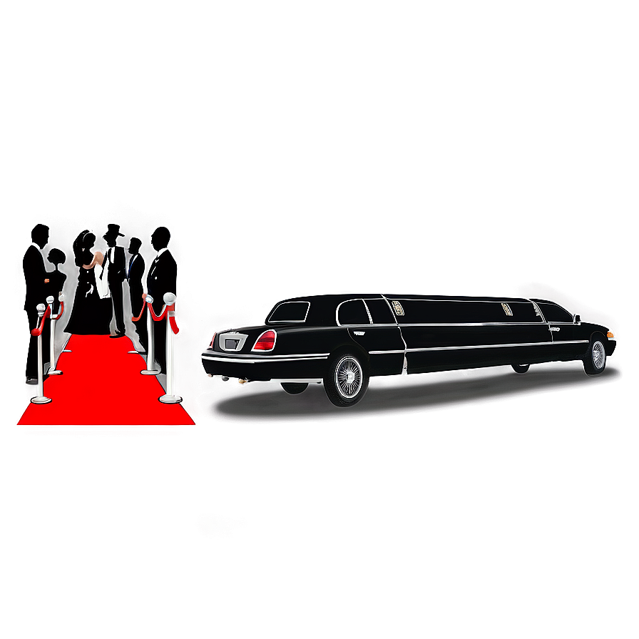 Red Carpet Limo Png Vmc83 PNG Image