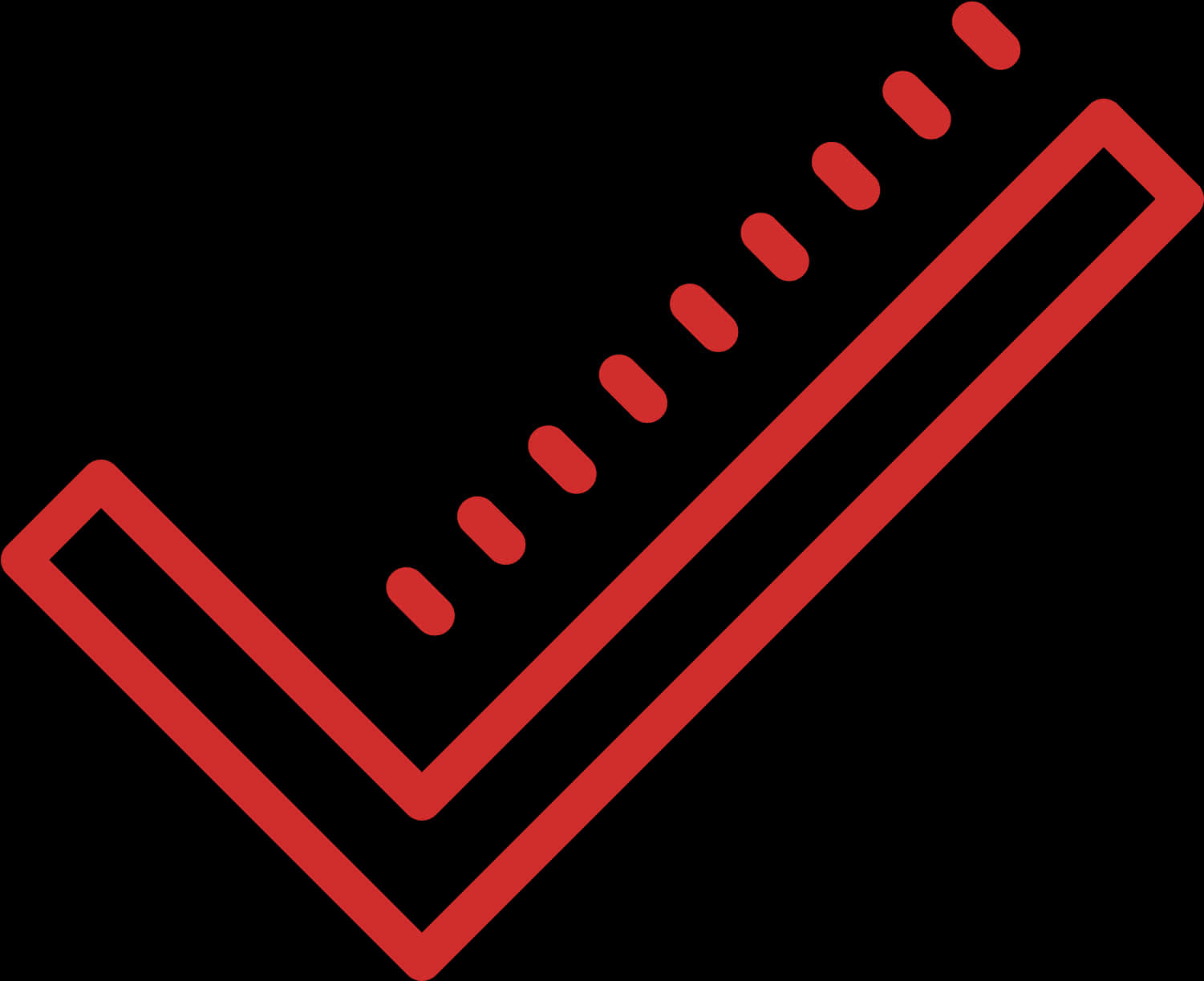 Red Checkmark Graphic PNG Image