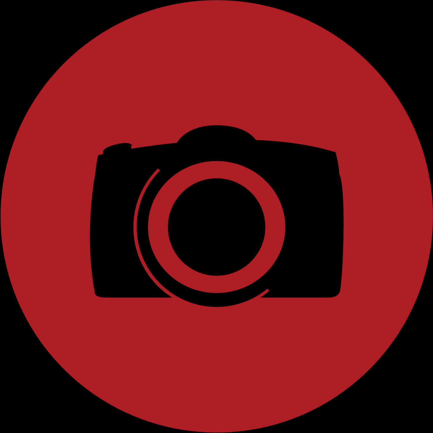 Red Circle Camera Logo PNG Image