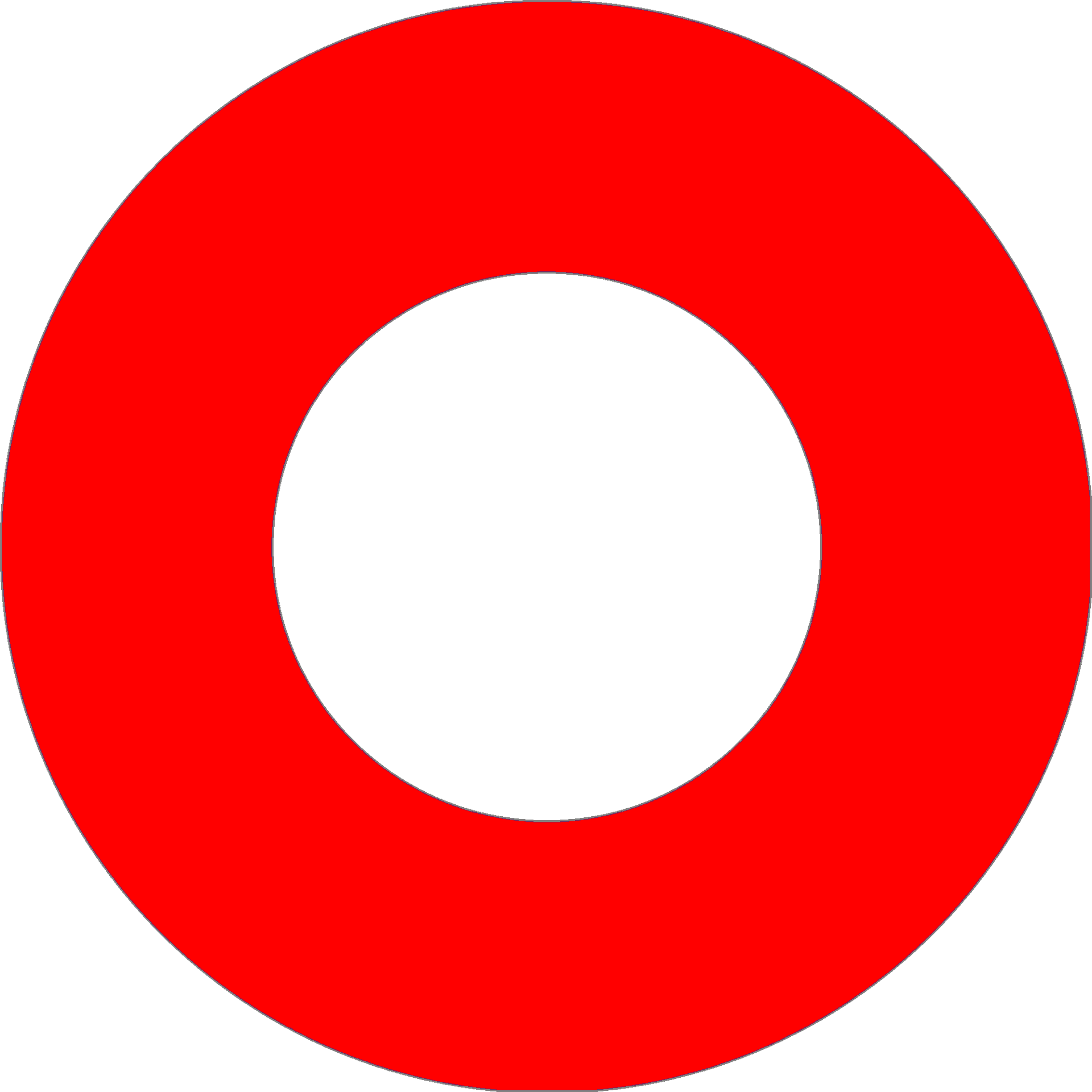 Red Circle Graphic PNG Image