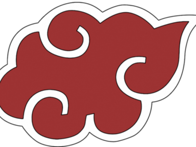 Red Cloud Cartoon Symbol PNG Image