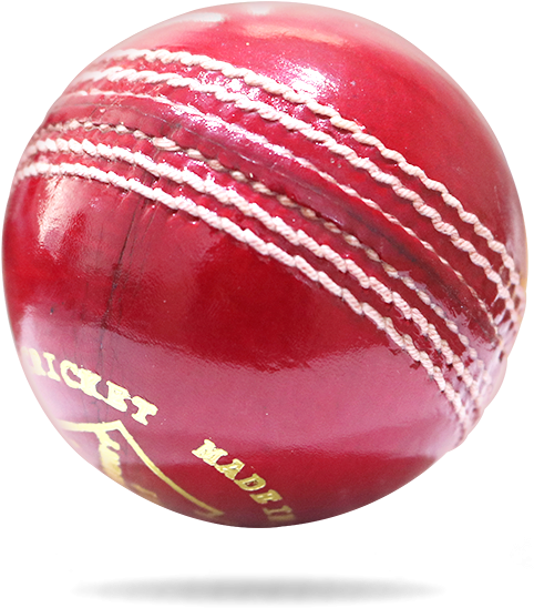 Red Cricket Ball Closeup.png PNG Image