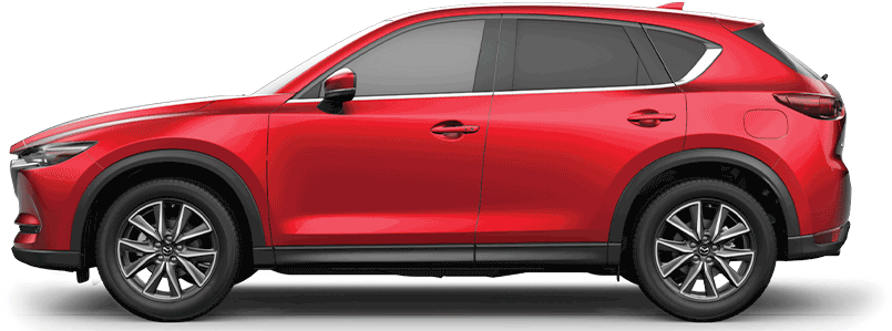 Red Crossover S U V Profile View PNG Image