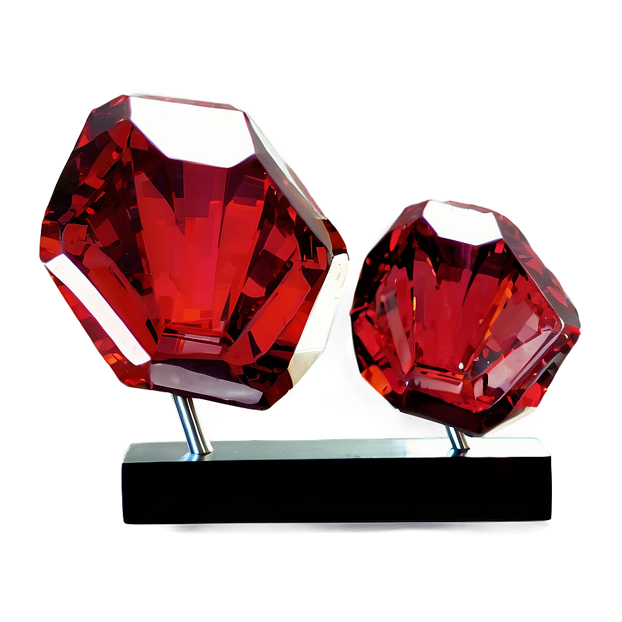 Red Crystal Sculpture Png Wug PNG Image