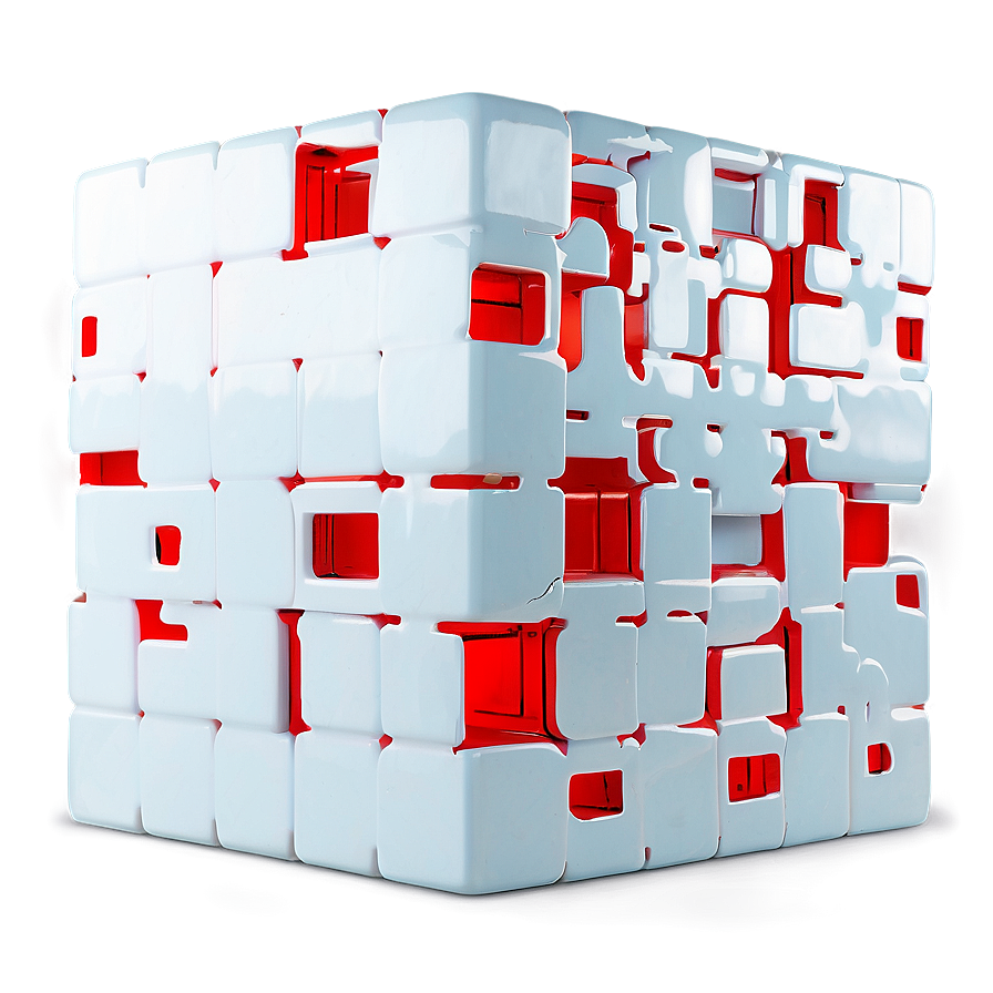 Red Cube Png 8 PNG Image