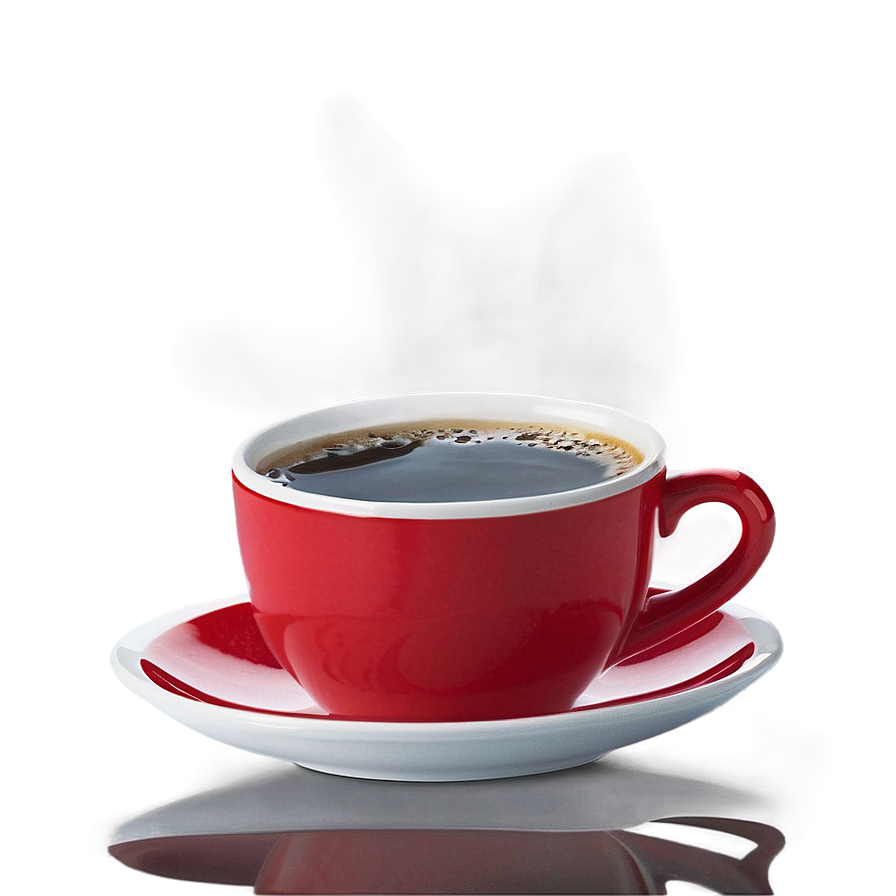 Red Cup Full Of Coffee Png Och43 PNG Image