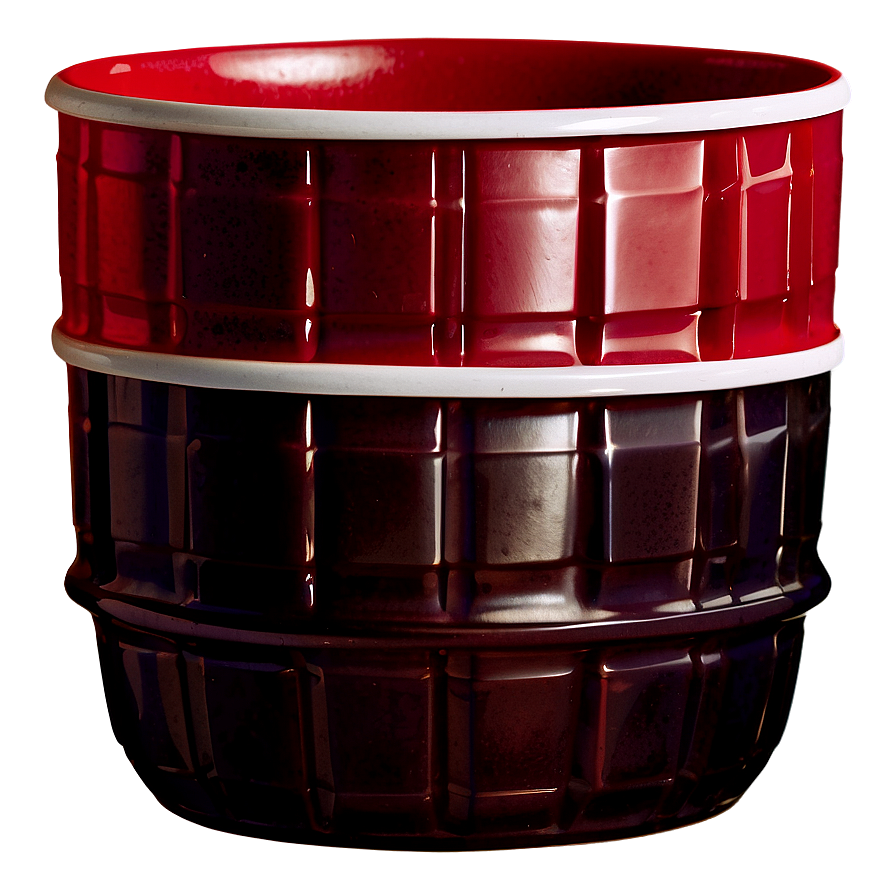 Red Cup With Ribbon Png Sdq PNG Image