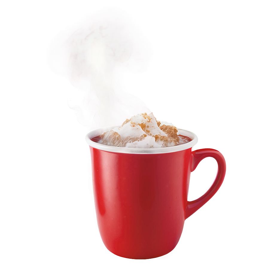 Red Cup With Steam Png 14 PNG Image