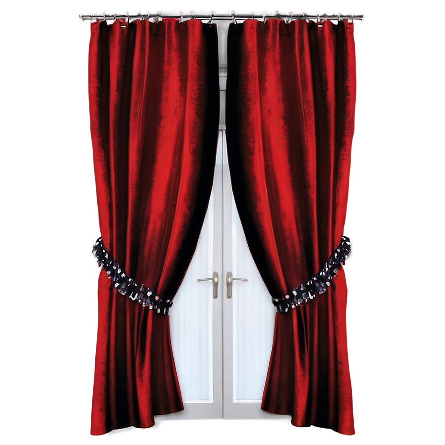 Red Curtains Png Lir PNG Image