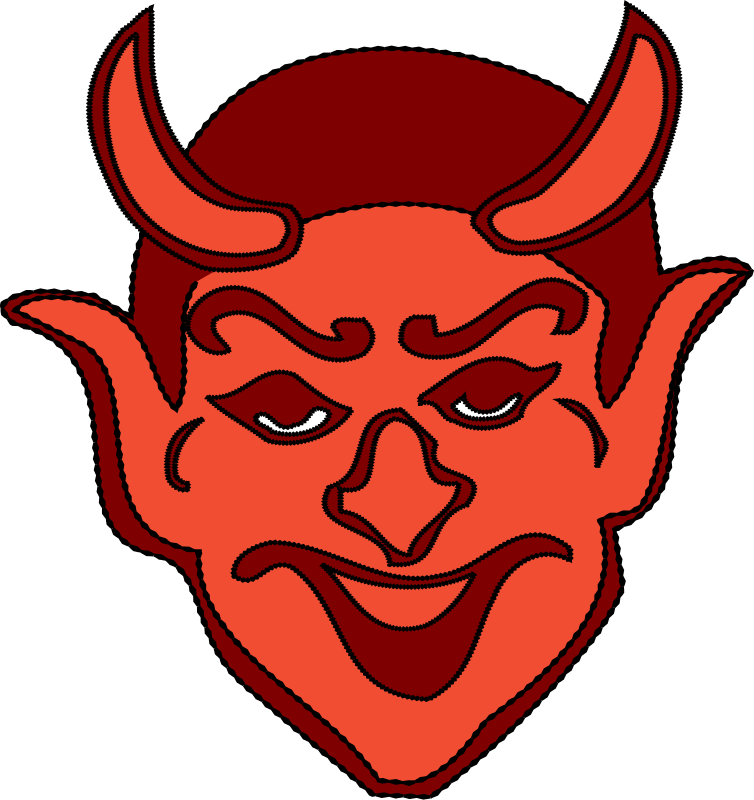 Red Devil Cartoon Illustration PNG Image