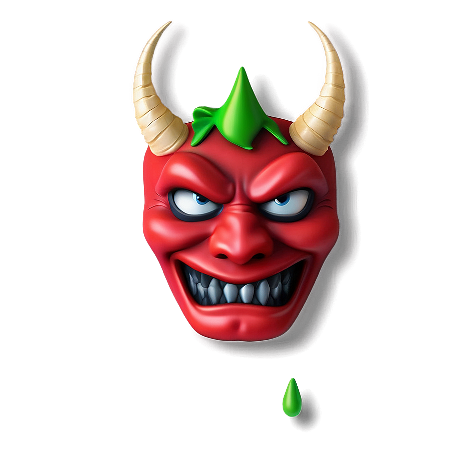 Red Devil Emoji Png 7 PNG Image