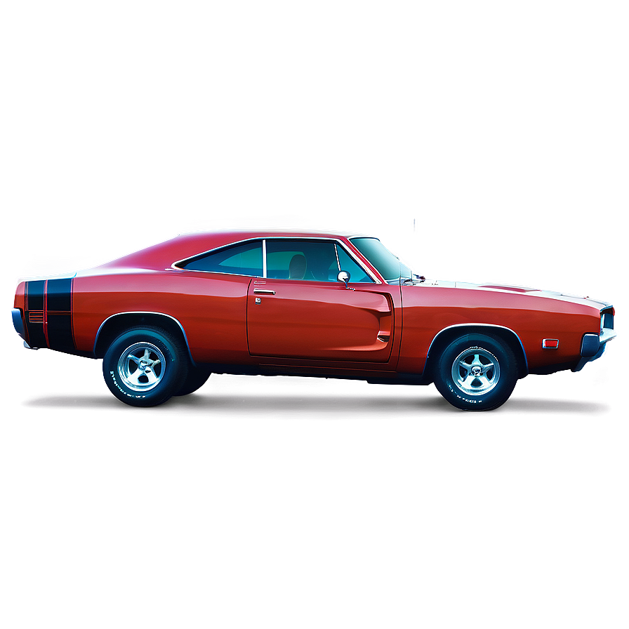 Red Dodge Charger Illustration Png Eos83 PNG Image