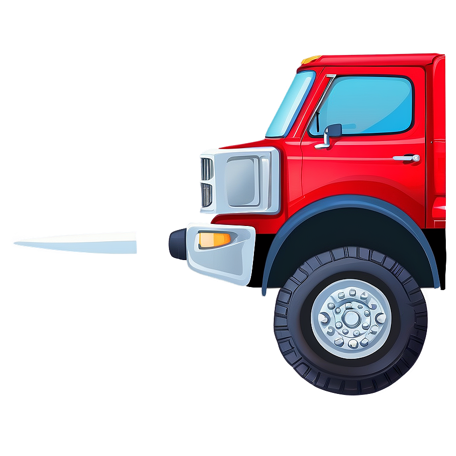 Red Dump Truck Png Ckp2 PNG Image